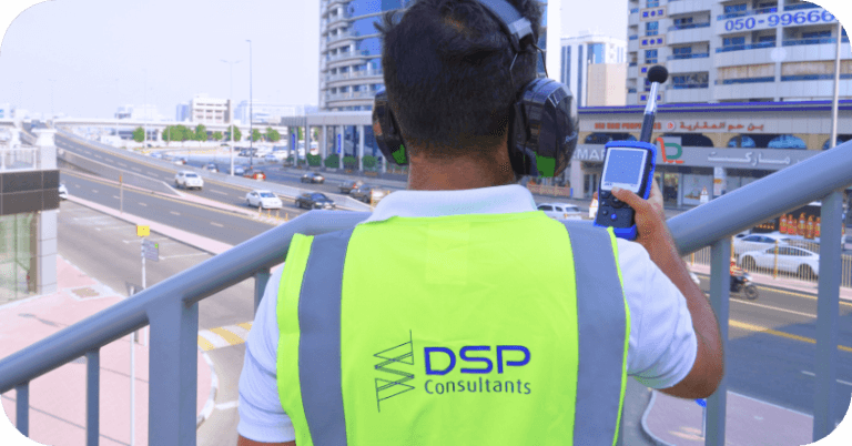Acoustic Consultant From DSP Consultants Doing Noise Assessment